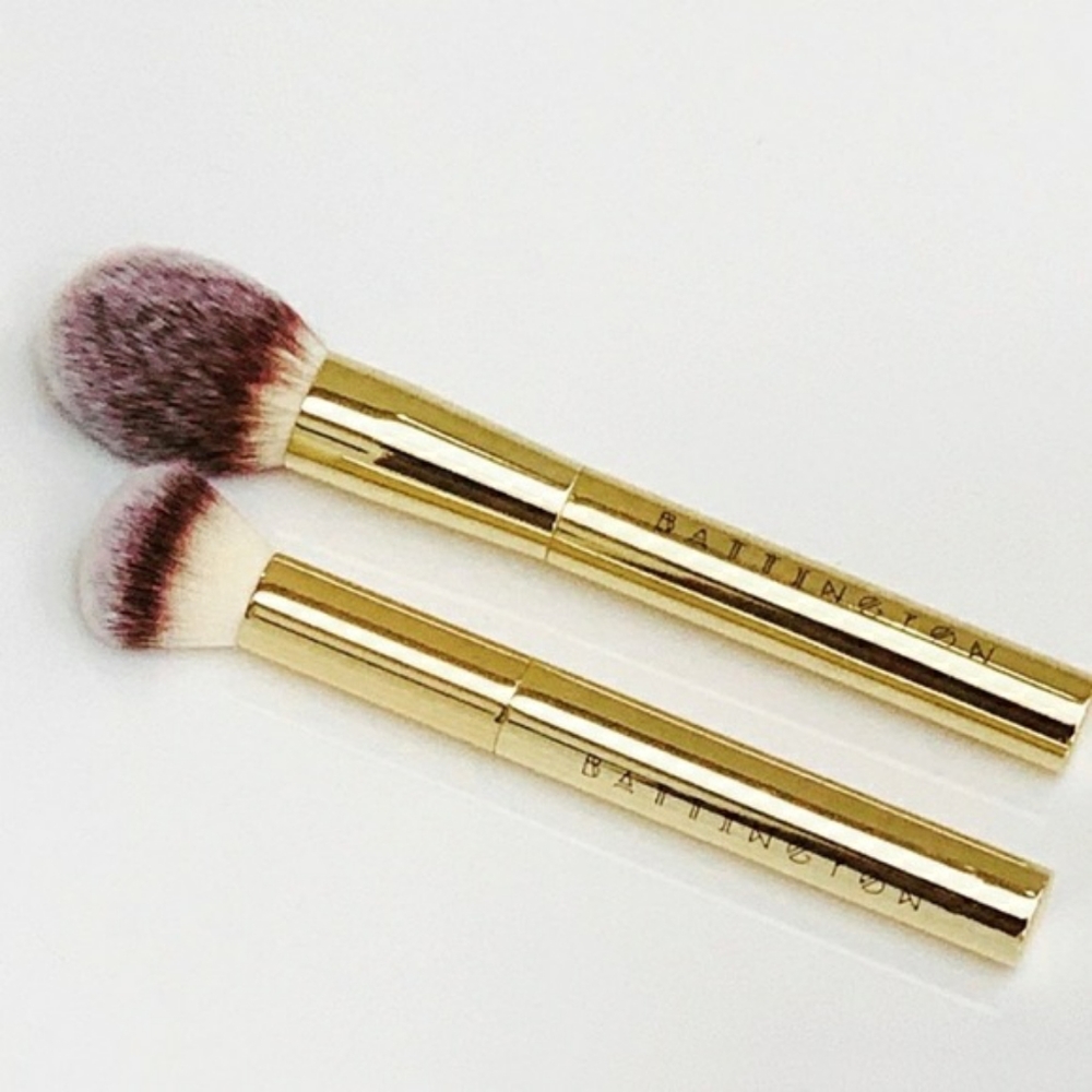 Battington Lashes Powder & Contour Brush Set -NIB